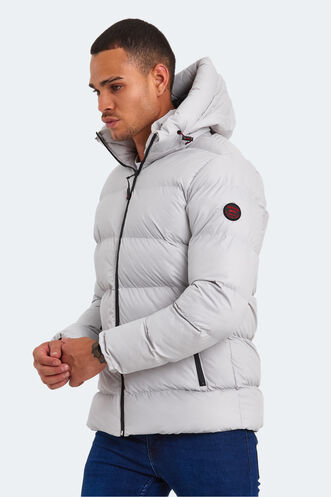 Slazenger HANK Men's Jacket & Coat Stone Grey - Thumbnail