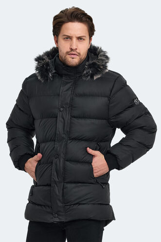 Slazenger HARSHAL Men's Jacket & Coat Black - Thumbnail