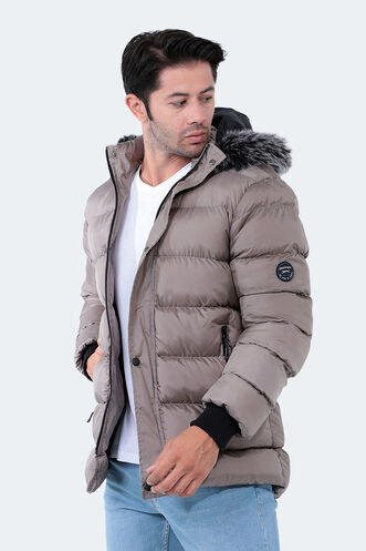 Slazenger HARSHAL Men's Jacket & Coat Gray - Thumbnail