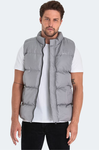 Slazenger HEIDA Men's Vest Dark Grey - Thumbnail