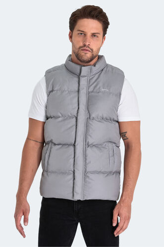 Slazenger HEIDA Men's Vest Dark Grey - Thumbnail