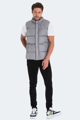 Slazenger HEIDA Men's Vest Dark Grey - Thumbnail