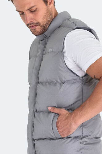 Slazenger HEIDA Men's Vest Dark Grey - Thumbnail