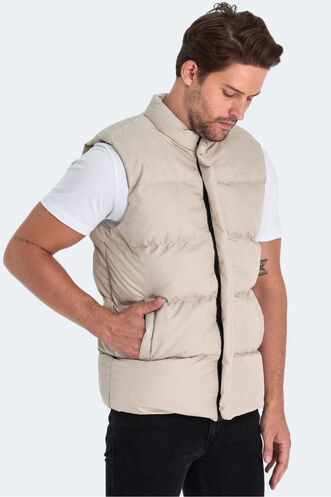 Slazenger HEIDA Men's Vest Stone Grey - Thumbnail