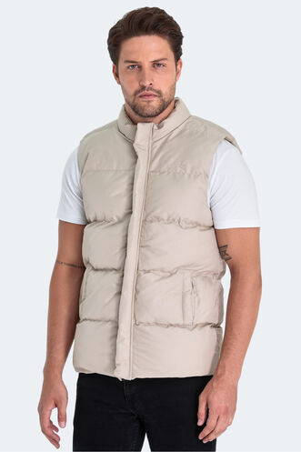 Slazenger HEIDA Men's Vest Stone Grey - Thumbnail