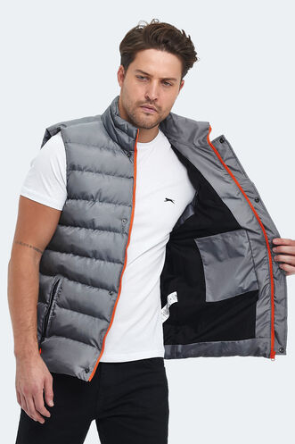 Slazenger HELEN Men's Vest Stone Gray - Thumbnail