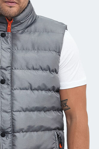 Slazenger HELEN Men's Vest Stone Gray - Thumbnail