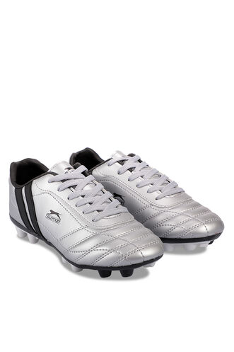 Slazenger HENRIK KR Football Boy Child Cleats Shoes Gray - Black - Thumbnail