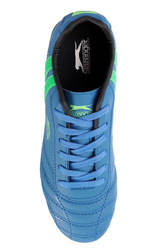 Slazenger HENRIK KR Football Boy Child Cleats Shoes Saks Blue - Green - Thumbnail