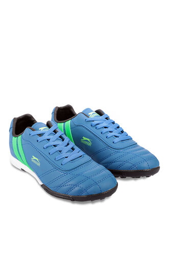 Slazenger HENRIK HS Football Men's Indoor Soccer Shoes Saks Blue - Green - Thumbnail