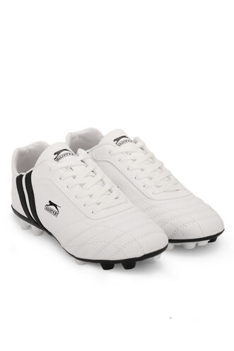 Slazenger HENRIK KR Football Men's Cleats Shoes White - Black - Thumbnail