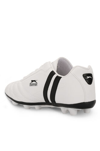 Slazenger HENRIK KR Football Men's Cleats Shoes White - Black - Thumbnail