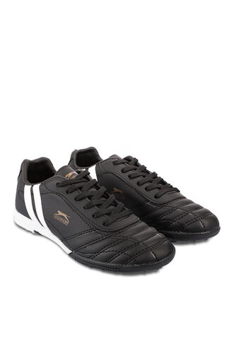 Slazenger HENRIK HS Football Boys Indoor Soccer Shoes Black - White - Thumbnail