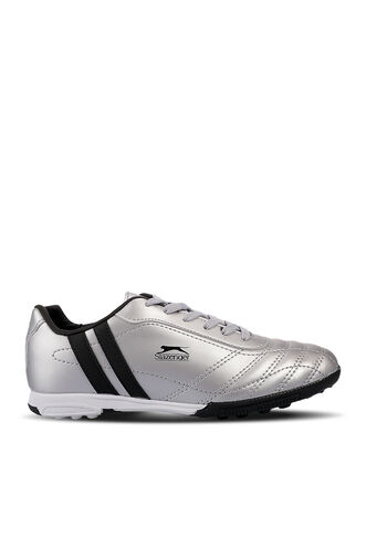 Slazenger HENRIK HS Football Boys Indoor Soccer Shoes Gray - Black - Thumbnail