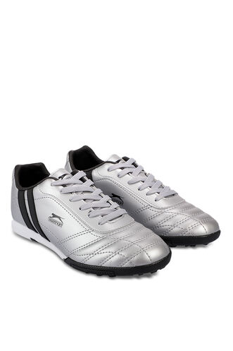 Slazenger HENRIK HS Football Boys Indoor Soccer Shoes Gray - Black - Thumbnail