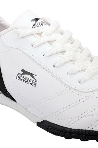 Slazenger HENRIK HS Football Boys Indoor Soccer Shoes White - Black - Thumbnail