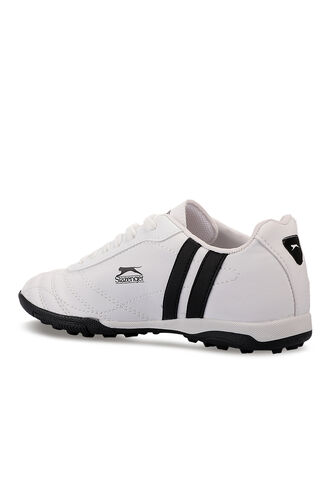 Slazenger HENRIK HS Football Boys Indoor Soccer Shoes White - Black - Thumbnail