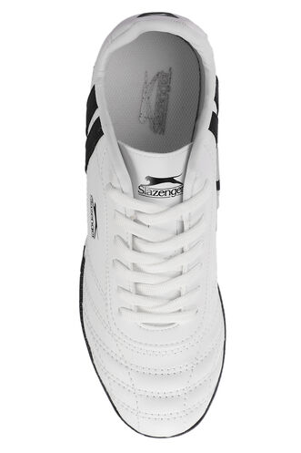 Slazenger HENRIK HS Football Boys Indoor Soccer Shoes White - Black - Thumbnail