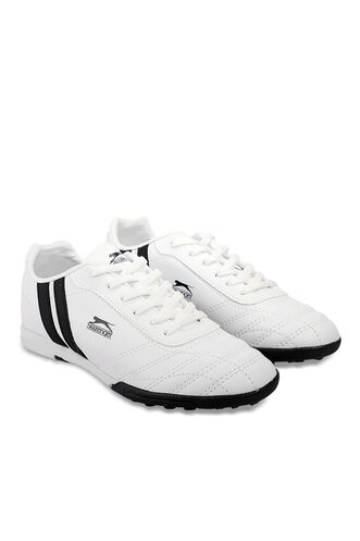 Slazenger HENRIK HS Football Boys Indoor Soccer Shoes White - Black - Thumbnail