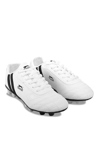 Slazenger HENRIK KR Football Boy Child Cleats Shoes White - Black - Thumbnail