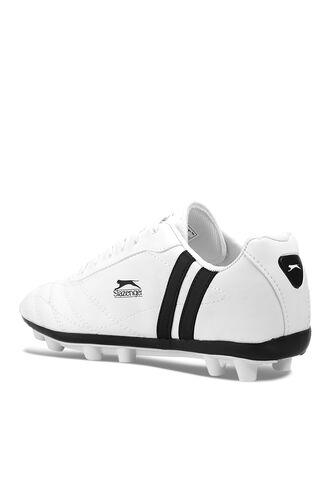 Slazenger HENRIK KR Football Boy Child Cleats Shoes White - Black - Thumbnail