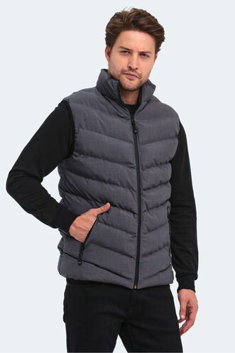 Slazenger HERBERT Men's Vest Dark Grey - Thumbnail