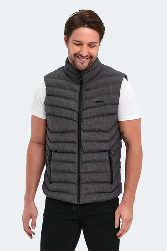 Slazenger HERSHEL Men's Vest Dark Gray - Thumbnail