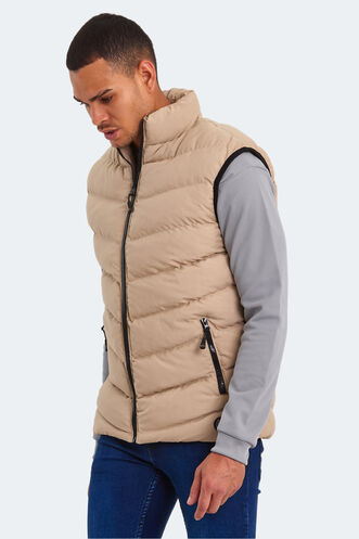 Slazenger HIDRO Men's Vest Stone Grey - Thumbnail