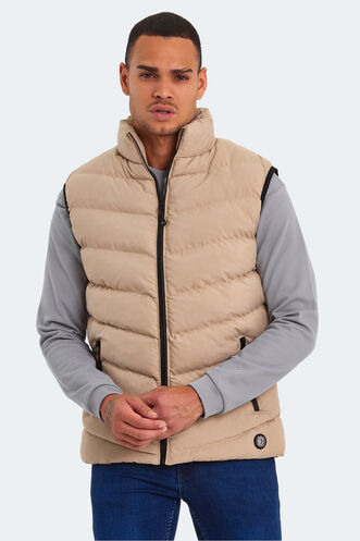 Slazenger HIDRO Men's Vest Stone Grey - Thumbnail