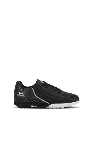 Slazenger HINO HS Football Boys Indoor Soccer Shoes Black - Gray - Thumbnail