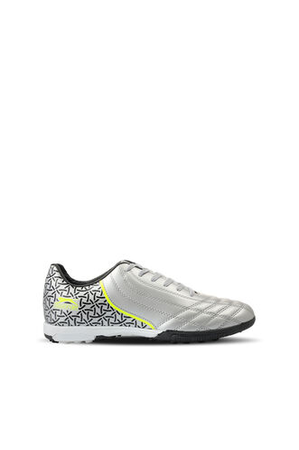 Slazenger HINO HS Football Boys Indoor Soccer Shoes Gray - Black - Thumbnail