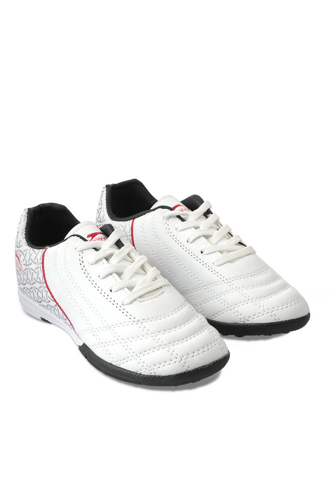 Slazenger HINO HS Football Boys Indoor Soccer Shoes White - Black