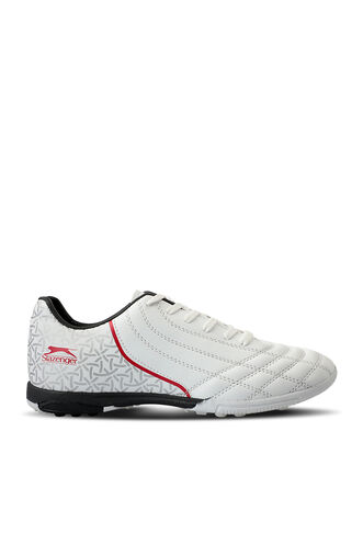 Slazenger HINO HS Football Boys Indoor Soccer Shoes White - Black - Thumbnail