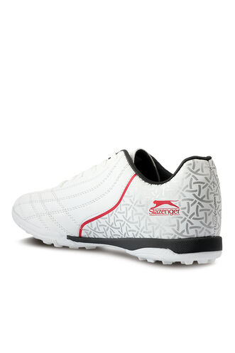 Slazenger HINO HS Football Boys Indoor Soccer Shoes White - Black - Thumbnail