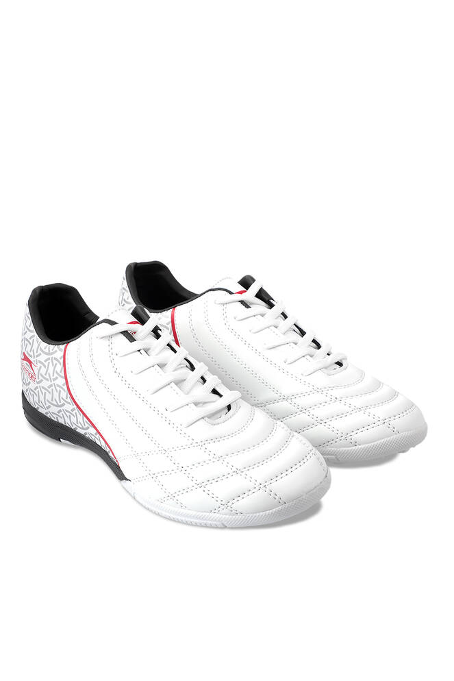 Slazenger HINO HS Football Boys Indoor Soccer Shoes White - Black