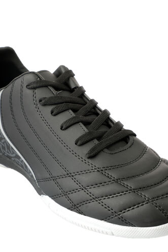 Slazenger HINO HS Football Men's Indoor Soccer Shoes Black - Gray - Thumbnail