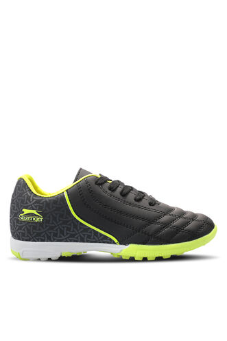 Slazenger HINO HS Football Men's Indoor Soccer Shoes Black - Yellow - Thumbnail