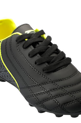 Slazenger HINO KR Football Boys' Cleats Shoes Black - Yellow - Thumbnail