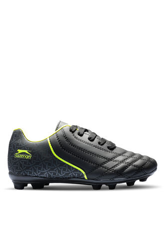 Slazenger HINO KR Football Men's Cleats Shoes Black - Yellow - Thumbnail