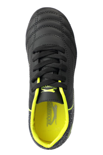 Slazenger HINO KR Football Men's Cleats Shoes Black - Yellow - Thumbnail