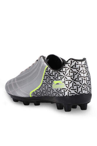 Slazenger HINO KR Football Boys' Cleats Shoes Gray - Black - Thumbnail