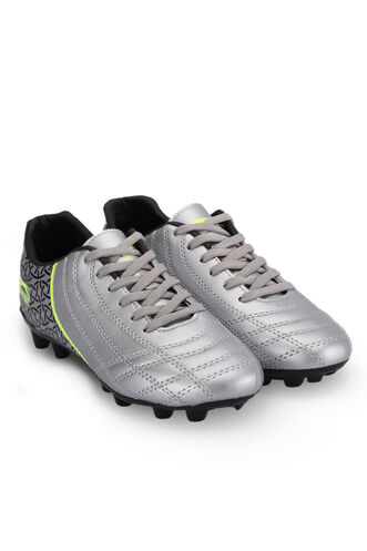 Slazenger HINO KR Football Boys' Cleats Shoes Gray - Black - Thumbnail