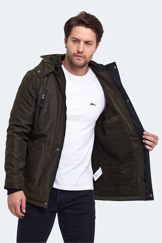 Slazenger HOLD Men's Jacket & Coat Khaki - Thumbnail