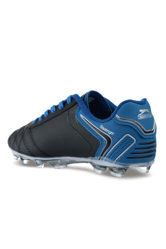 Slazenger HUGO KR Boys' Football Cleats Shoes Black - Blue - Thumbnail