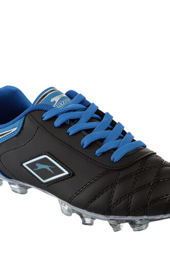 Slazenger HUGO KR Boys' Football Cleats Shoes Black - Blue - Thumbnail