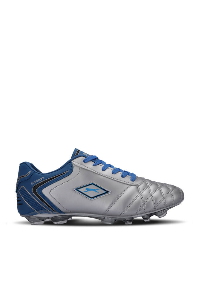 Slazenger HUGO KR Football Boy Child Cleats Shoes Gray - Blue