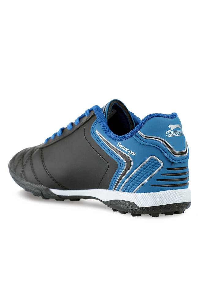 Slazenger HUGO HS Football Boys Indoor Soccer Shoes Black - Blue