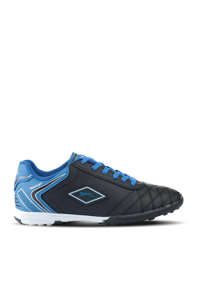 Slazenger HUGO HS Football Boys Indoor Soccer Shoes Black - Blue