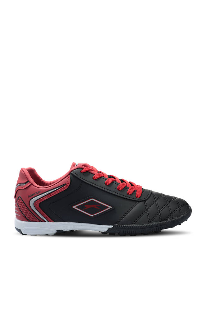 Slazenger HUGO HS Football Boys Indoor Soccer Shoes Black - Red