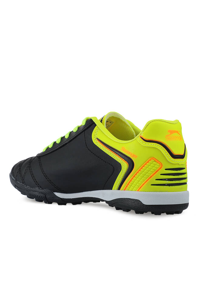 Slazenger HUGO HS Football Boys Indoor Soccer Shoes Black - Yellow